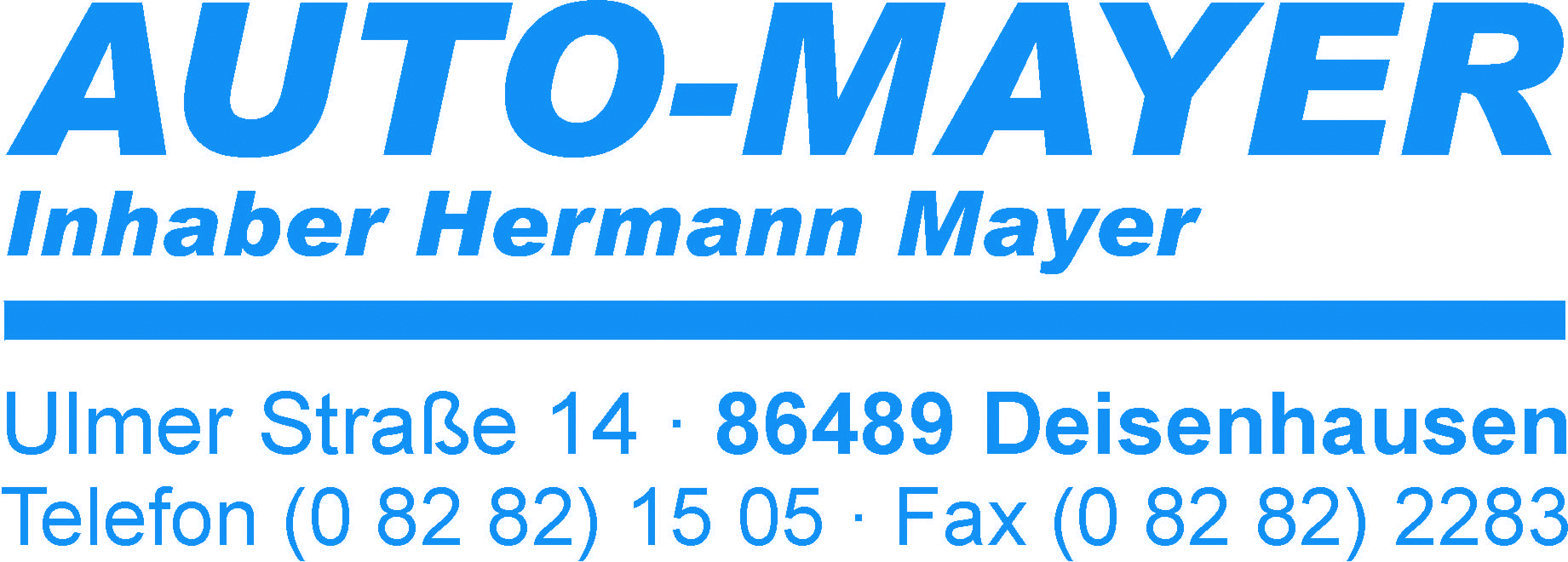 Auto Mayer von oben